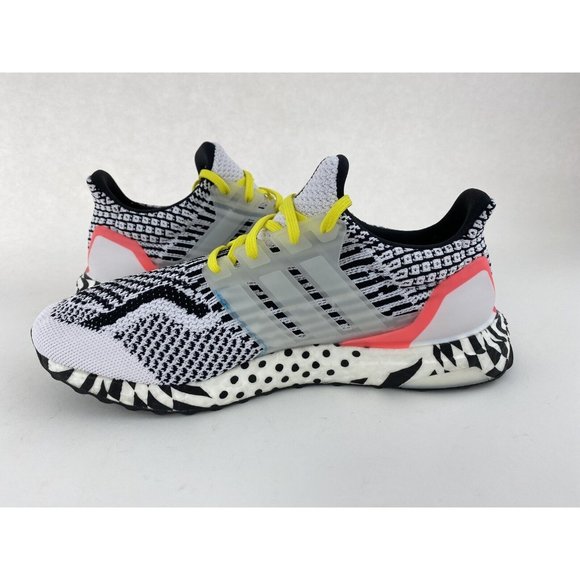 Adidas Ultraboost 5.0 DNA Multi Pattern Black White Men's Size 10 Shoes - Picture 11 of 11